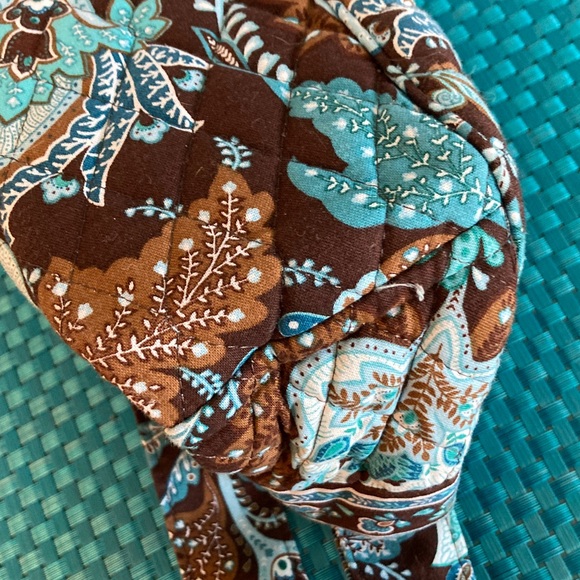 Vera Bradley Java Blue Small Shoulder Bag Made in USA - Picture 6 of 15